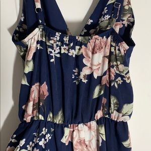 Floral Navy Summer Dress